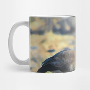 Geese on guard duty illustration Mug